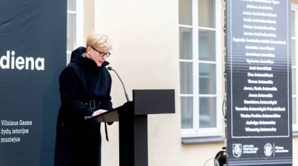 Премьер-министр Литвы: Прохождение теста на знание государственного языка нашей страны для украинцев недопустимо