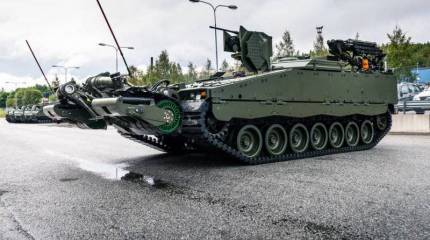 «BAE Systems» поставила норвежской армии первую бронемашину CV90 «STING»