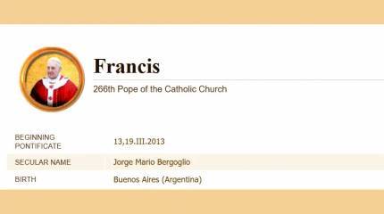 А нужен ли западному миру папа римский?