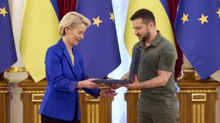 Фон дер Ляйен пообещала, что ЕС окажет Украине зимой «энергетическую поддержку»