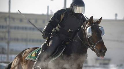 Военная полиция пополнилась конными подразделениями