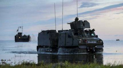 Британская морская пехота не смогла "отбить" остров у эстонских ополченцев