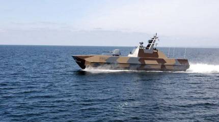 Пятый скоростной патрульный катер P965 "Гнист" проекта "Скьелд" поставлен ВМС Норвегии