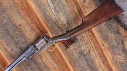 Краткая история пистолетов-карабинов. Часть 1. Colt Dragoon с отъёмным прикладом
