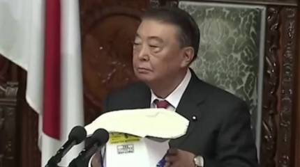 Японские власти направляют миллиарды йен Украине, но начинают экономить на традиционных депутатских значках