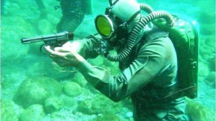 Боевые пловцы СФ провели подводные схватки с условным противником