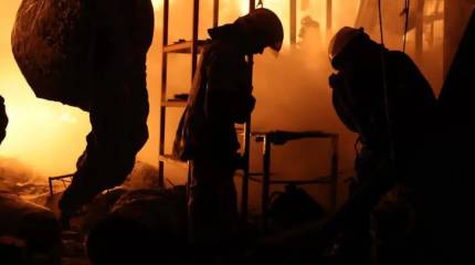 Показаны кадры ударов РСЗО «Торнадо-С» по ТЭЦ-5 в Харькове