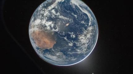 NASA опубликовало сделанные с борта «Ориона» снимки Земли
