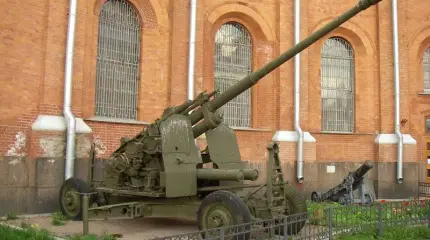 Зенитные орудия КС-19 на Украине