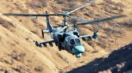 Минобороны Сирии показало работу российских боевых вертолетов