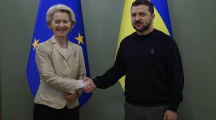 Посетившая Киев глава ЕК Урсула фон дер Ляйен будет рекомендовать странам Европы начать переговоры о вступлении Украины в ЕС