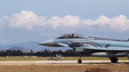 Возможной причиной падения 2-х истребителей в ФРГ названа ошибка пилотирования