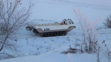 На "Омсктрансмаше" зарегистрирован бренд плавающего транспортёра ARK ("Ковчег")