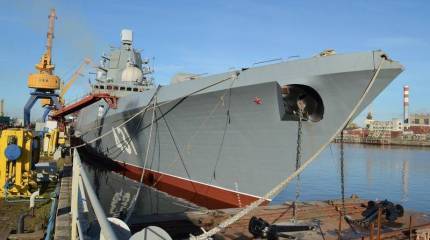 Фрегат "Адмирал флота Касатонов" готов к заводским ходовым испытаниям