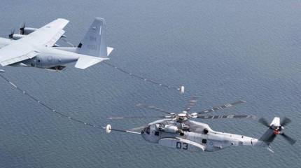 Вертолёт CH-53K King Stallion испытали на дозаправку в воздухе