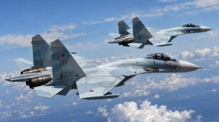 Российские Су-27 прогнали три британских самолёта-шпиона от границ РФ