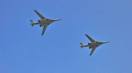 Российские «стратеги» Ту-160 выполнили полёт над Баренцевым и Норвежским морями