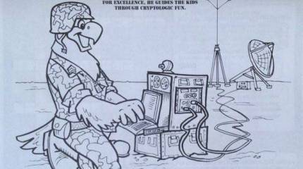 В США вышла серия раскрасок для детей о кибершпионаже и сотрудничестве с АНБ