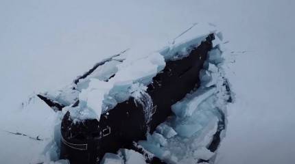 Три российских атомных подлодки одновременно всплыли в арктических льдах