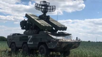 Показана работа ЗРК «Оса-АКМ» войск ЛНР под прикрытием ЗУ-23-2