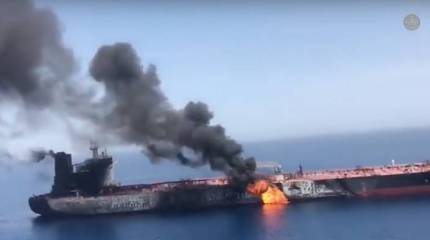 Иранцы спасли с атакованного в Оманском заливе танкера 11 россиян