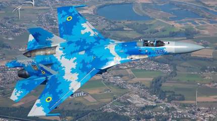 Сбитый Су-27 ВС ВСУ до этого пытался атаковать территорию России ракетами НАТО