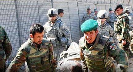 Американские ударные вертолёты атаковали блокпост афганской армии