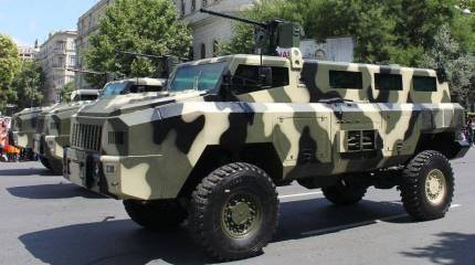 Вооруженные силы Азербайджана получили на вооружение 30 бронеавтомобилей "Matador" в 2013