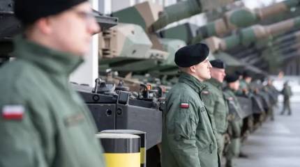 Польша перемещает военную технику на полигон вблизи украинской границы