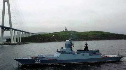 Во Владивостоке завершаются испытания корвета «Громкий»