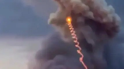 Ракеты ВСУ в Киеве показали, как они летают по траектории 