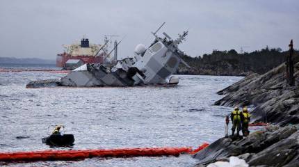 Поднятый со дна норвежский фрегат Helge Ingstad решено вернуть в строй