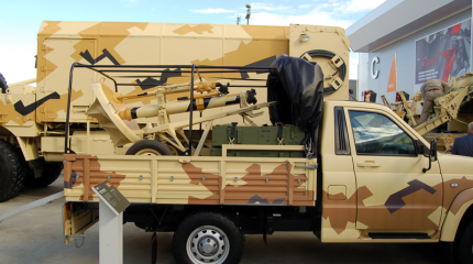 УАЗ с минометом - быстро доедем, точно накроем