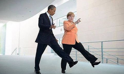 Обама, расслабься! Меркель, вольно!