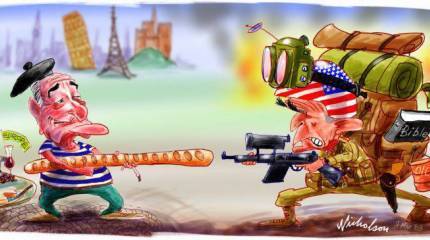 Европа против Америки