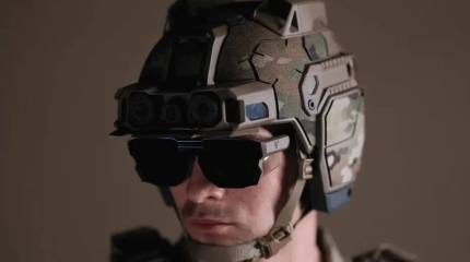 Защитный шлем с системой дополненной реальности Anduril EagleEye