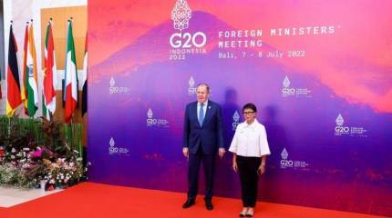 Лавров не заметил бойкота со стороны участников саммита глав МИД стран «Большой двадцатки», проходящем в Индонезии