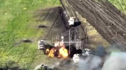 Колеса выступают в качестве трала: британская компания представила концепт машины разминирования Dragon