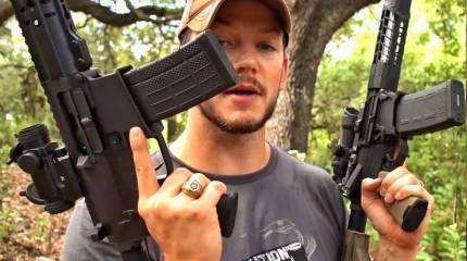 Гигантский патрон .458 SOCOM в винтовке AR-15