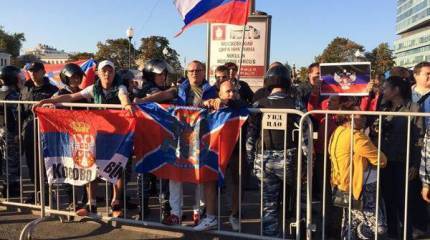 На московский «Марш мира» пришли почти 5 тысяч человек