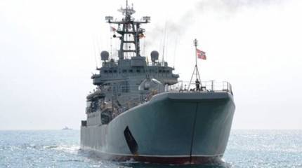 Десантные корабли ЧФ выполнили стрельбы в районе полигона Опук