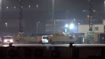 Первая партия американских БМП Bradley для ВСУ прибыла на грузовом судне в Германию