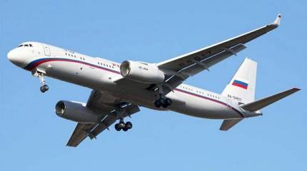 Второй самолет Ту-214 ПУ-СУБС передан Минобороны России