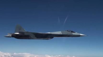 В Сети появилось видео с выполнением Су-57 "плоского штопора"