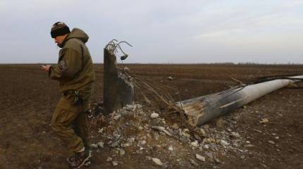 Турецкий след рядом с взорванной ЛЭП