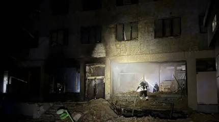 В ходе ночной атаки российские «Герани» уничтожили пункт временной дислокации иностранных наёмников в Харькове