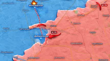 ВС РФ вышли к Святогоровке, осуществив охват Доброполья с севера