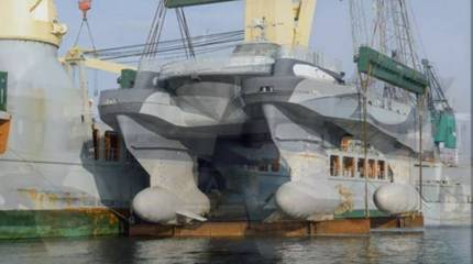 Американский экспериментальный катамаран Sea Slice пошел на лом