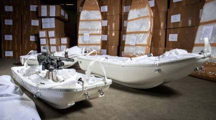 Морпехи Нидерландов показали санки с пулемётом для использования на арктических учениях у границ России