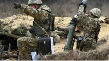 На Украине снова взорвался миномёт "Молот"